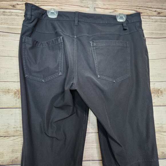 Lululemon Men's Everyday Pant Black Size 34 Golf Walking Casual Pockets Zipper - Picture 9 of 15